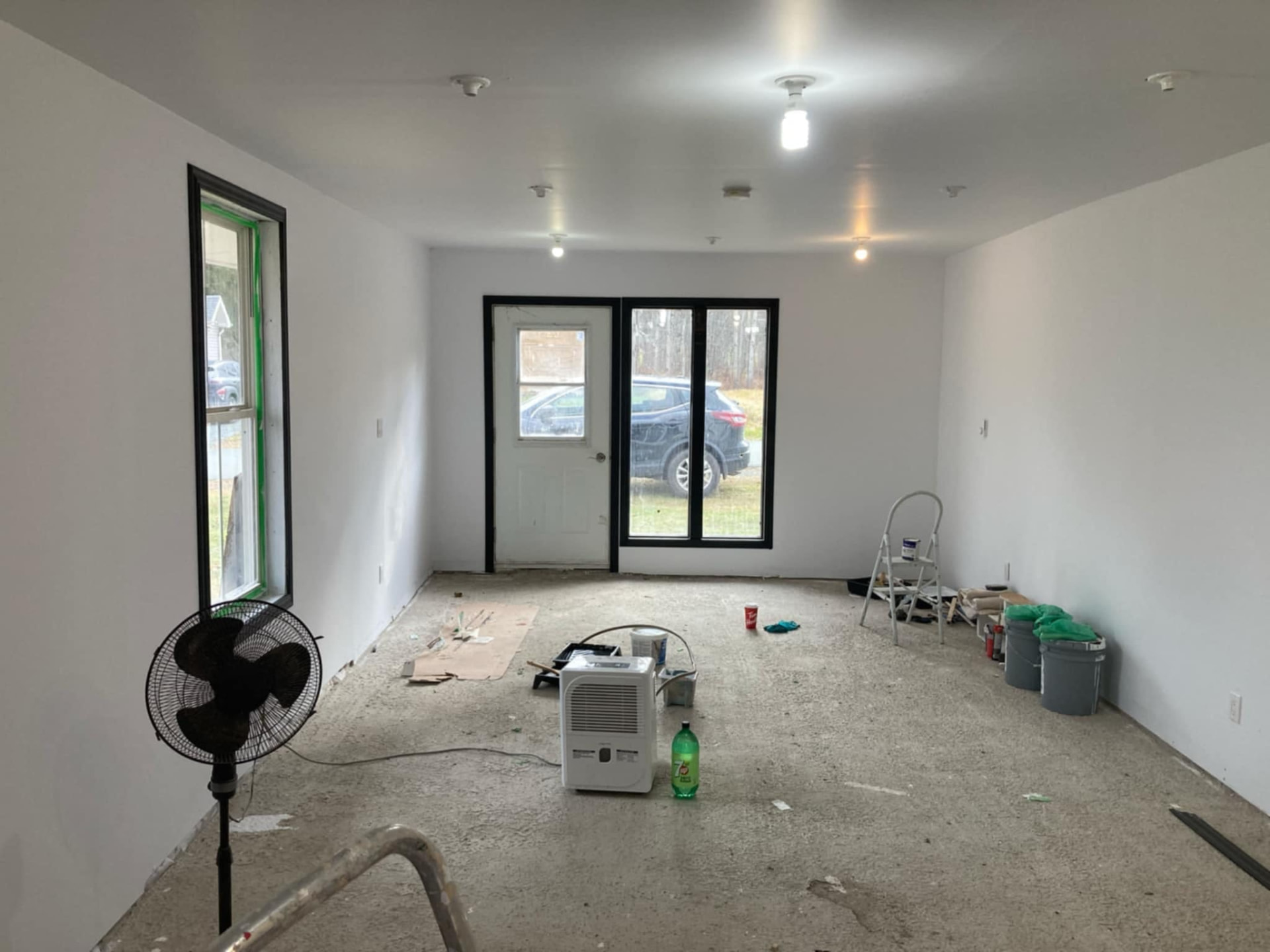Insulated shell to bright open living space — after, Waterloo