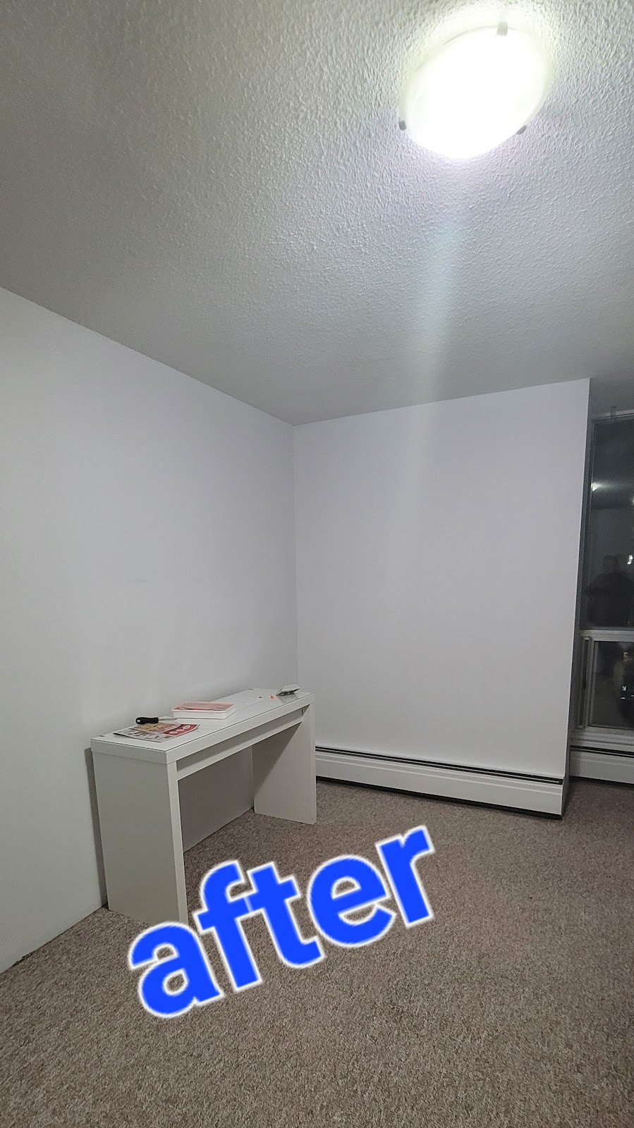 Interior repaint — before & after — Mississauga